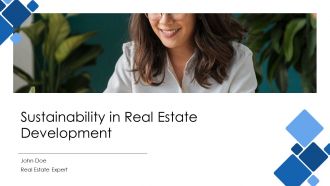 Sustainability In Real Estate Development PPT Sample AT