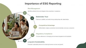 Sustainability Initiatives ESG Reporting PPT Guidelines AT Appealing Engaging