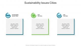 Sustainability Issues Cities In Powerpoint And Google Slides Cpb