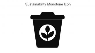 Sustainability Monotone Icon In Powerpoint Pptx Png And Editable Eps Format