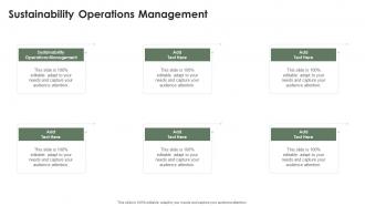Sustainability Operations Management In Powerpoint And Google Slides Cpb