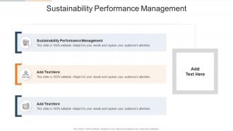 Sustainability Performance Management In Powerpoint And Google Slides Cpb