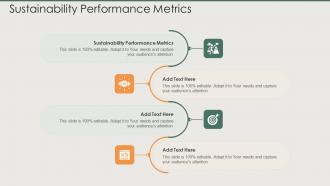 Sustainability Performance Metrics In Powerpoint And Google Slides Cpb