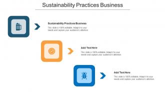 Sustainability Practices Business Ppt Powerpoint Presentation Pictures Aids Cpb