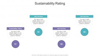 Sustainability Rating In Powerpoint And Google Slides Cpb