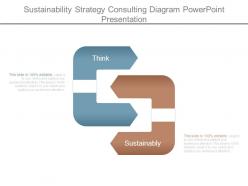 Sustainability Strategy Consulting Diagram Powerpoint Presentation
