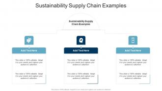 Sustainability Supply Chain Examples In Powerpoint And Google Slides Cpb