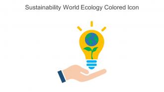 Sustainability World Ecology Colored Icon In Powerpoint Pptx Png And Editable Eps Format