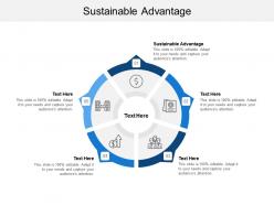 Sustainable advantage ppt powerpoint presentation infographics show cpb