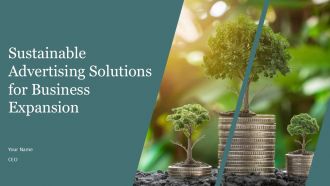 Sustainable Advertising Solutions For Business Expansion PPT Example ST AI