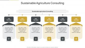 Sustainable Agriculture Consulting In Powerpoint And Google Slides Cpb