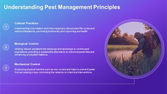 Sustainable Agriculture Natural Pest Management PPT Information AT Editable Customizable