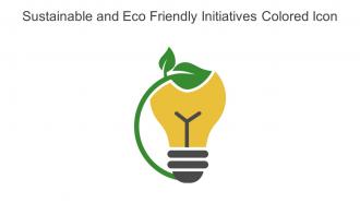 Sustainable and Eco Friendly Initiatives Colored Icon in powerpoint pptx png and editable eps format