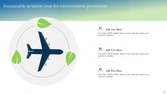 Sustainable Aviation Powerpoint PPT Template Bundles Impactful Interactive