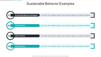 Sustainable Behavior Examples In Powerpoint And Google Slides Cpb