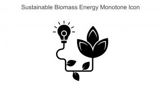 Sustainable Biomass Energy Monotone Icon In Powerpoint Pptx Png And Editable Eps Format