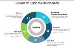 Sustainable business development ppt powerpoint presentation infographic template outfit cpb