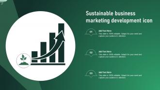 Sustainable Business Marketing Development Icon