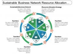 Sustainable business network resource allocation strategy operations management cpb