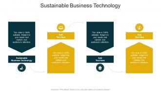 Sustainable Business Technology In Powerpoint And Google Slides Cpb