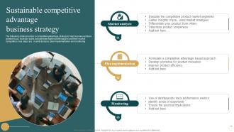 Sustainable Competitive Advantage Business Strategy