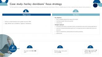 Sustainable Competitive Advantage Case Study Harley Davidsons Focus Strategy