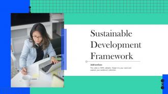 Sustainable Development Framework Ppt Powerpoint Presentation File Diagrams