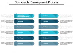 Sustainable development process ppt powerpoint presentation icon example introduction cpb