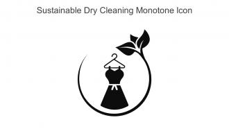 Sustainable Dry Cleaning Monotone Icon In Powerpoint Pptx Png And Editable Eps Format