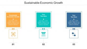 Sustainable economic growth ppt powerpoint presentation infographics information cpb