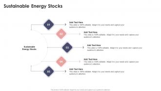 Sustainable Energy Stocks In Powerpoint And Google Slides Cpb