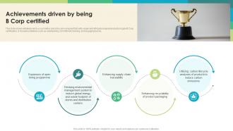 Sustainable Entrepreneurship Transforming Achievements Driven By Being B Corp Certified Sustainability SS
