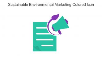 Sustainable Environmental Marketing Colored Icon In Powerpoint Pptx Png And Editable Eps Format