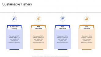 Sustainable Fishery In Powerpoint And Google Slides Cpb