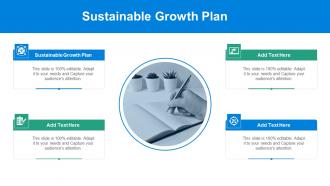 Sustainable Growth Plan In Powerpoint And Google Slides Cpb