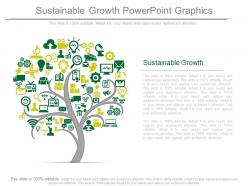 Sustainable growth powerpoint graphics