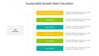Sustainable growth rate calculator ppt powerpoint presentation layouts shapes cpb