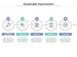 Sustainable improvement ppt powerpoint presentation summary gallery cpb