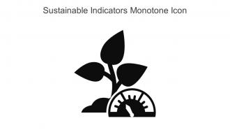 Sustainable Indicators Monotone Icon In Powerpoint Pptx Png And Editable Eps Format