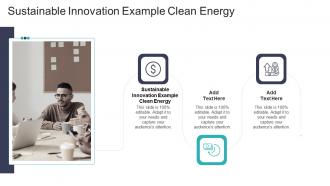 Sustainable Innovation Example Clean Energy In Powerpoint And Google Slides Cpb