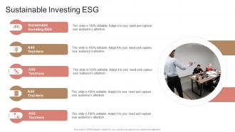 Sustainable Investing Esg In Powerpoint And Google Slides Cpb