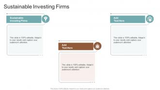 Sustainable Investing Firms In Powerpoint And Google Slides Cpb
