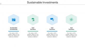Sustainable Investments In Powerpoint And Google Slides Cpb