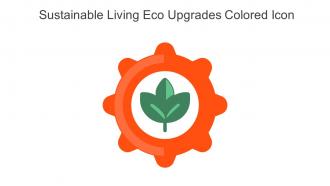Sustainable Living Eco Upgrades Colored Icon In Powerpoint Pptx Png And Editable Eps Format