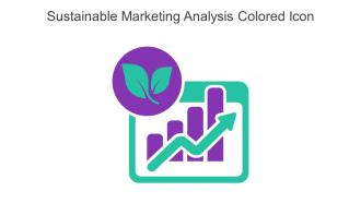 Sustainable Marketing Analysis Colored Icon In Powerpoint Pptx Png And Editable Eps Format