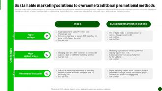 Sustainable Marketing Strategies Sustainable Marketing Solutions To MKT SS V
