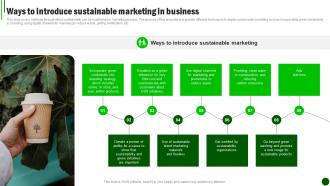 Sustainable Marketing Strategies Ways To Introduce Sustainable MKT SS V