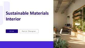 Sustainable Materials Interior PPT Mockup AT Sustainable Materials Interior PPT Mockup AT
