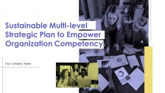Sustainable Multi Level Strategic Plan To Empower Organization Competency Strategy CD V