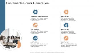 Sustainable Power Generation In Powerpoint And Google Slides Cpb